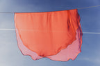 Voile mousseline orange sanguine