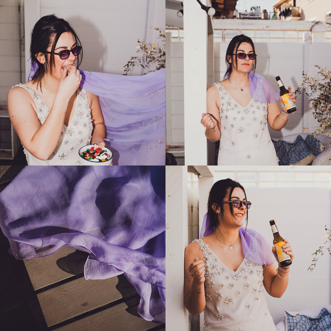 Collage de l'univers de la mariée chill CANEZAN